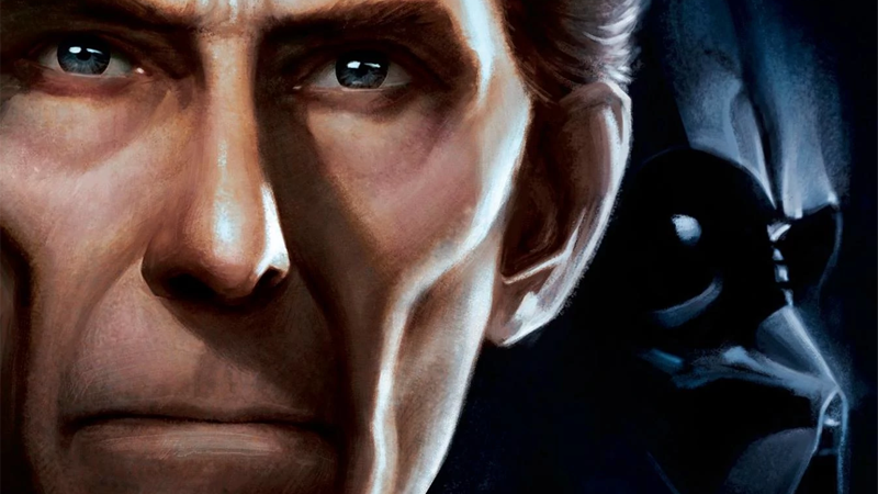 Image: The front cover to Tarkin (from Del Rey), the book